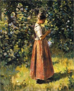 In the Grove Artwork by Theodore Robinson