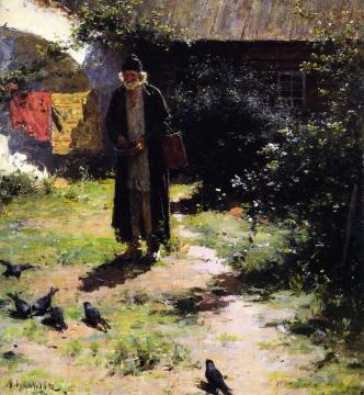 Lay Brother Artwork by Abram Efimovich Arkhipov