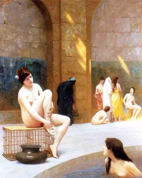 Women Bathing Artwork by Jean Leon Gerome