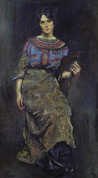 Woman Seated Artwork by Christian Krohg