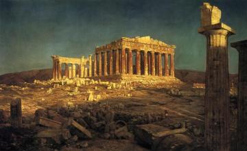 The Parthenon Artwork by Frederic Edwin Church