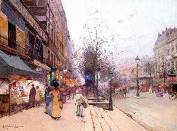 A View Of Paris Artwork by Eugene Galien-Laloue