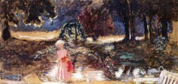The Park of the Chateau de Clayes Artwork by Edouard Vuillard
