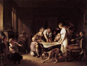 Reading of the Bulletin of the Grand Army Artwork by Louis Leopold Boilly