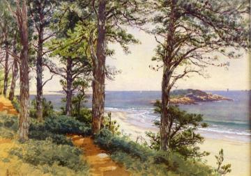 Narragansett Seascape Artwork by Alfred Thompson Bricher