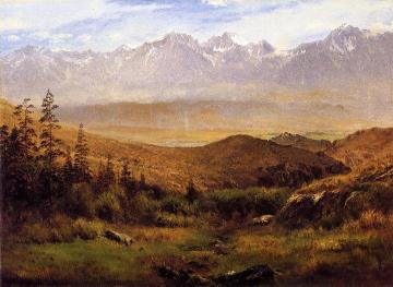 In the Foothills of the Rockies Artwork by Albert Bierstadt