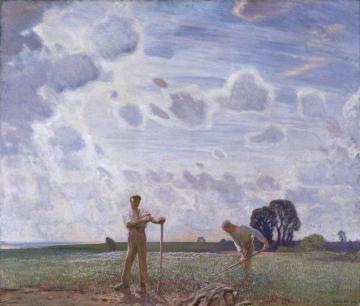 In The Fields In June Artwork by Sir George Clausen