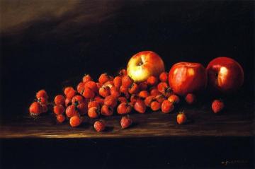 Apples And Strawberries Artwork by Joseph Kleitsch