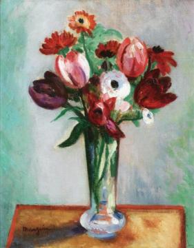 Tulips and Buttercups Artwork by Henri Manguin