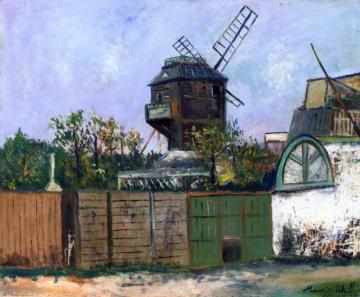 The Moulin de la Galette Artwork by Maurice Utrillo