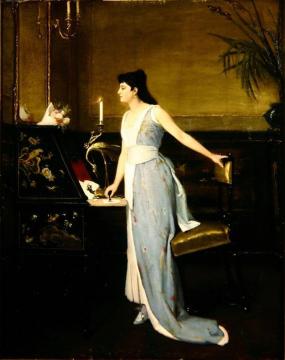 The Seal Of Love Artwork by Auguste Serrure