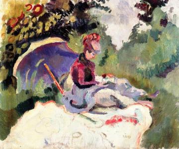 After Lunch Artwork by Raoul Dufy