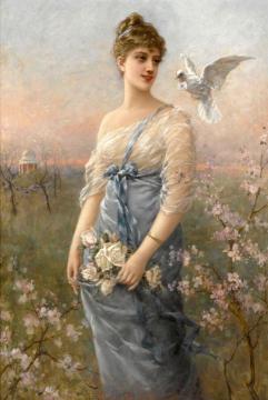 The love note Artwork by Emile Eisman-Semenowsky