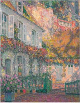 Mansion in the Afternoon Artwork by Henri Le Sidaner