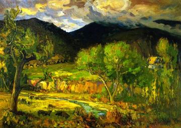 Pastoral Scene Artwork by Franz Bischoff