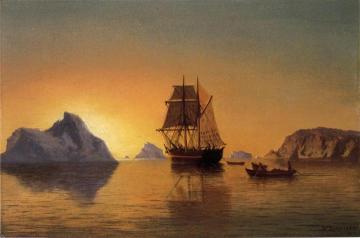 An Arctic Scene Artwork by William Bradford