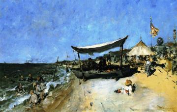 At the Shore Artwork by William Merritt Chase