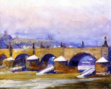 Charles Bridge, Prague Artwork by Alson Skinner Clark