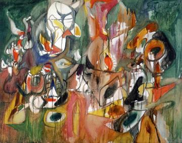 One Year The Milkweed Artwork by Arshile Gorky