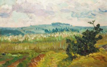 A Summer Landscape Artwork by František Kaván