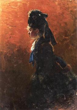 A Parisian Cafe (study) Artwork by Ilya Yefimovich Repin