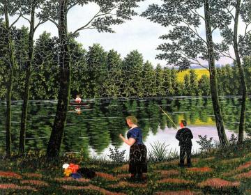 The Fisherman Artwork by Camille Bombois