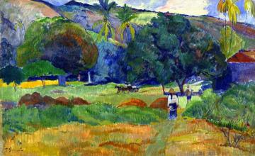 The Little Valley Artwork by Paul Gauguin
