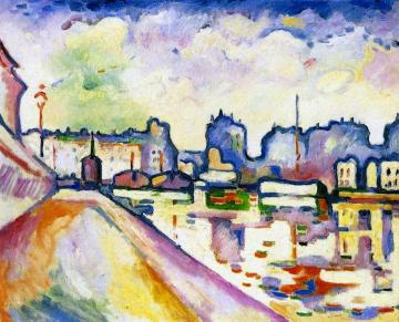 The Saint-martin Canal Artwork by Georges Braque