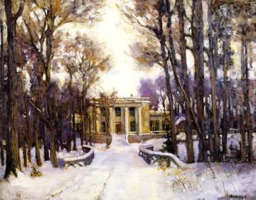 Mansion of Leroy de Chaumont near Watertown, New York Artwork by Alson Skinner Clark
