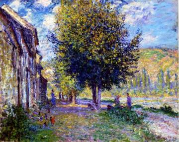 Banks of the Seine at Lavacourt Artwork by Claude Oscar Monet