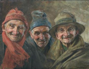 Three Friends Artwork by Gaetano Bellei