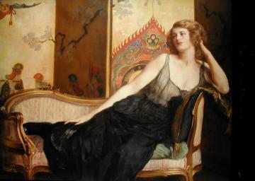 Reclining Woman Artwork by John Maler Collier