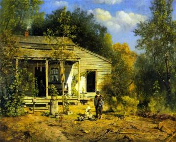 In the Yard Artwork by Herman Herzog