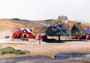 South Truro Post Office Artwork by Edward Hopper