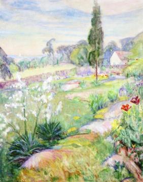 Garden on the Ledge Artwork by Lucien Abrams