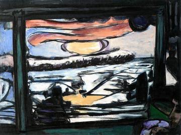 Morning On The Mississippi Artwork by Max Beckmann