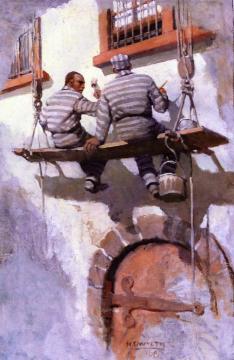 He Talked With His Eyes Artwork by Newell Convers (N.C.) Wyeth