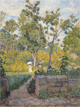 Garden at Champigny Artwork by Henri Lebasque