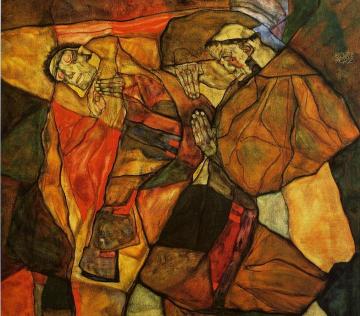 Agony Artwork by Egon Schiele