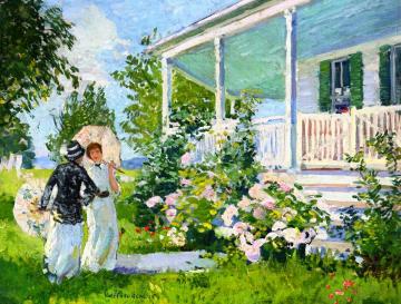 Summer Cottage Artwork by Gifford Beal