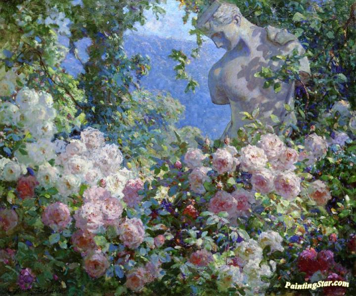 Psyche in the Garden Artwork by Abbott Fuller Graves