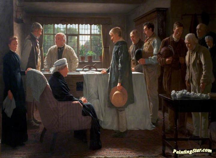 The Old Master Artwork by James Hayllar, R.B.A.