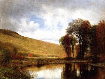 Autumn on the Deleware Artwork by Thomas Worthington Whittredge