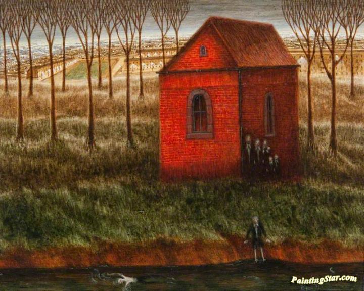 The Red House Artwork by Peter Thomson