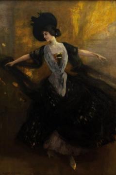 Dancing Lady Artwork by Albert von Keller
