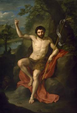 St. John The Baptist Preaching In The Wilderness Artwork by Anton Raphael Mengs