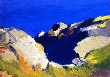 Rocks and Sea Artwork by Edward Hopper