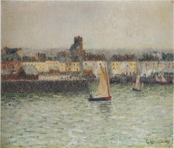 Port of Dieppe Artwork by Gustave Loiseau