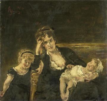 The Widow Artwork by Alfred Stevens