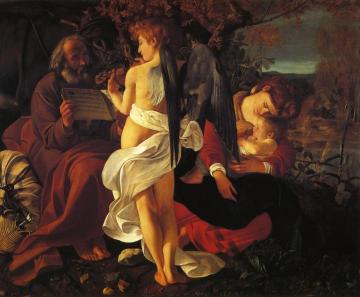 The Rest On The Flight Into Egypt Artwork by Caravaggio